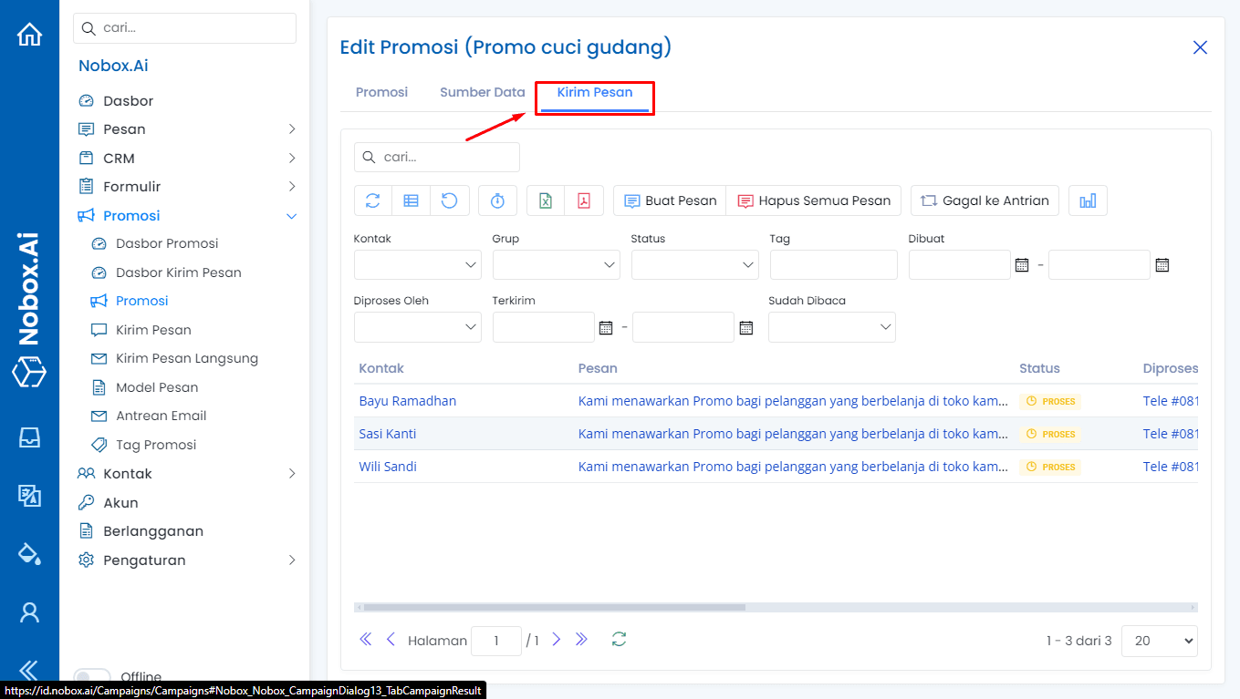 Monitoring Promosi Telegram
