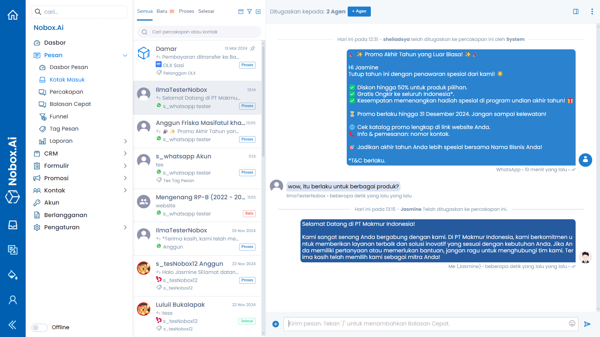 Monitoring Kotak Masuk